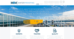 Desktop Screenshot of mpmwaterproofing.co.nz